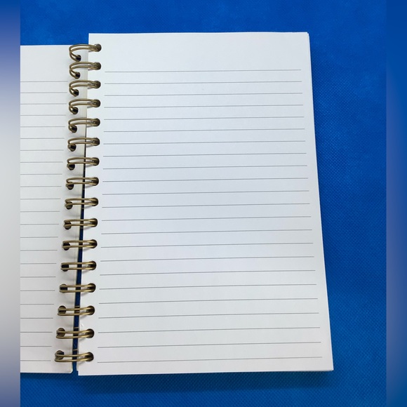 Indigo Paper Lined Spiral Bound Notebook Don’t Make Me Use My Teacher Voice - Picture 3 of 3